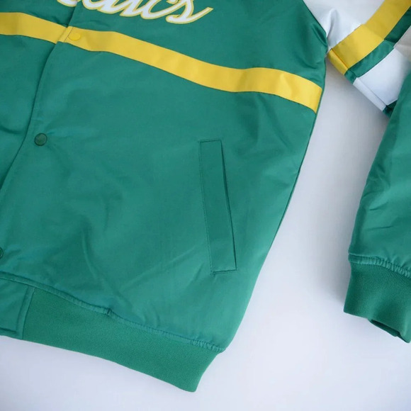 Mitchell  & Ness Cooperstown Collection Oakland Athletics MLB Green White & Gold - Picture 7 of 16